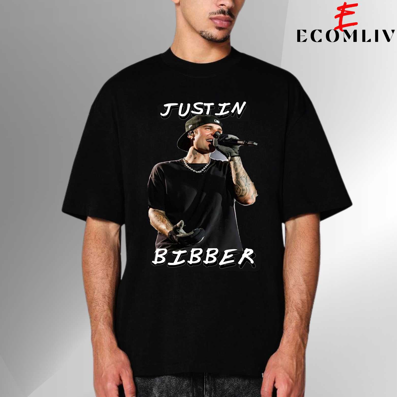 Justin Bieber Urban Graphic Tee, Aesthetic Unisex T-Shirt, Pop Star Streetwear Shirt